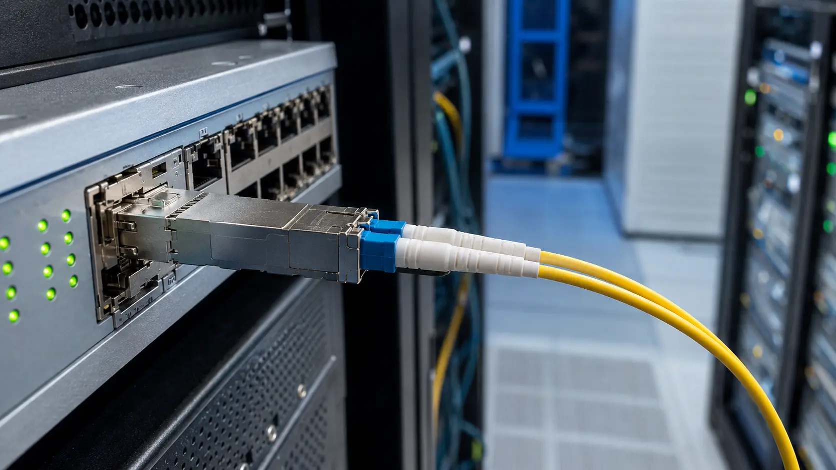 1000BASE-LX SFP: Etäisyys, kuitu ja yhteensopivuus