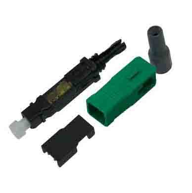 SC APC Pyöreä tyyppi Yksimoottorinen Suora läpikulkukokoonpanon liitin Nopea / nopea liitin