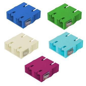 SC UPC Duplex-sovitusadapteri Yksimoduuli muovi ilman laippaa