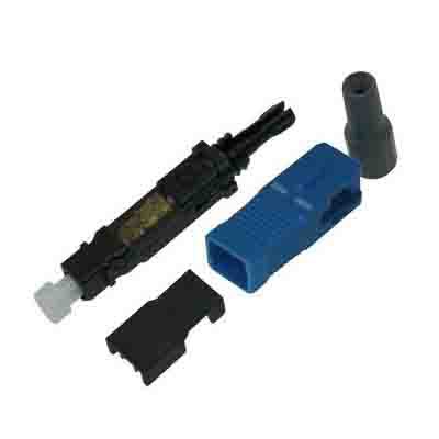 SC UPC Pyöreä tyyppi Yhden tilan Suora läpikenttäkokoonpanoliitin Nopea / nopea liitin